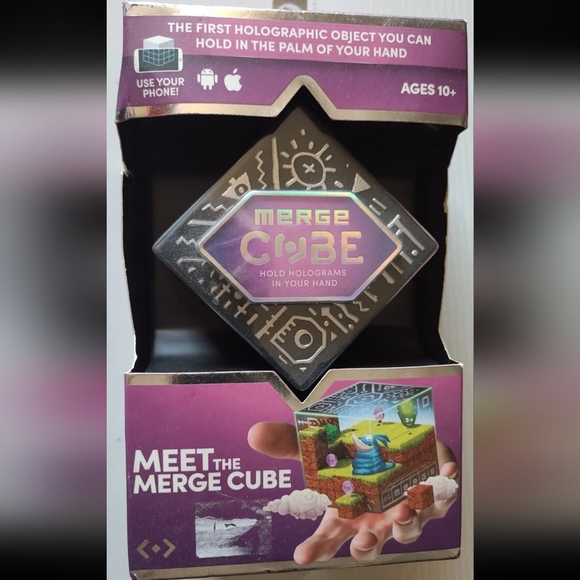 Merge Cube Holograms in Your Hand Virtual Game For IOS Android Tablet ARC-01 - Picture 1 of 7